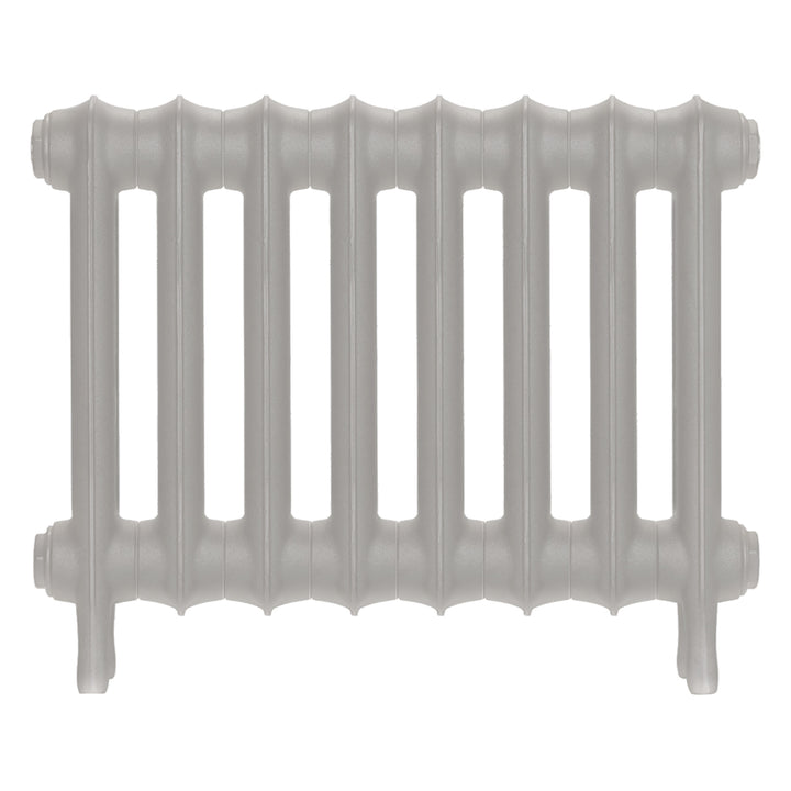 Emmeline III - Pebble Grey Cast Iron Column Radiator H416mm x W562mm 3 Column - Wall Hung