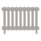Emmeline III - Pebble Grey Cast Iron Column Radiator H416mm x W629mm 3 Column - Wall Hung