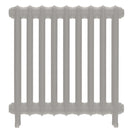 Emmeline III - Pebble Grey Cast Iron Column Radiator H616mm x W629mm 3 Column - Wall Hung