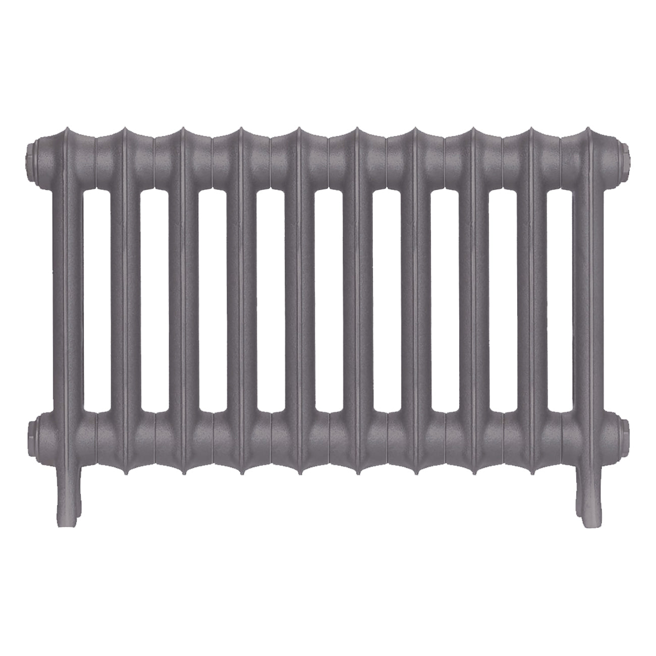 Emmeline I - Quartz Grey Cast Iron Column Radiator H407mm x W695mm 1 Column - Wall Hung