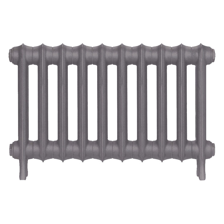 Emmeline I - Quartz Grey Cast Iron Column Radiator H407mm x W695mm 1 Column - Wall Hung