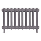 Emmeline I - Quartz Grey Cast Iron Column Radiator H407mm x W695mm 1 Column - Wall Hung