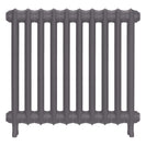 Emmeline I - Quartz Grey Cast Iron Column Radiator H607mm x W695mm 1 Column - Wall Hung
