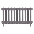 Emmeline I - Quartz Grey Cast Iron Column Radiator H407mm x W762mm 1 Column - Wall Hung
