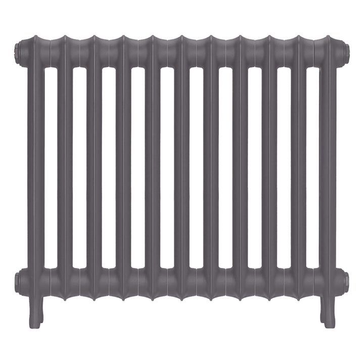 Emmeline I - Quartz Grey Cast Iron Column Radiator H607mm x W762mm 1 Column - Wall Hung