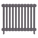 Emmeline I - Quartz Grey Cast Iron Column Radiator H607mm x W762mm 1 Column - Wall Hung