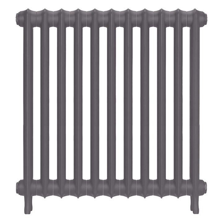 Emmeline I - Quartz Grey Cast Iron Column Radiator H807mm x W762mm 1 Column - Wall Hung