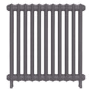 Emmeline I - Quartz Grey Cast Iron Column Radiator H807mm x W762mm 1 Column - Wall Hung