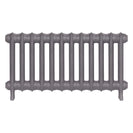 Emmeline I - Quartz Grey Cast Iron Column Radiator H407mm x W828mm 1 Column - Wall Hung