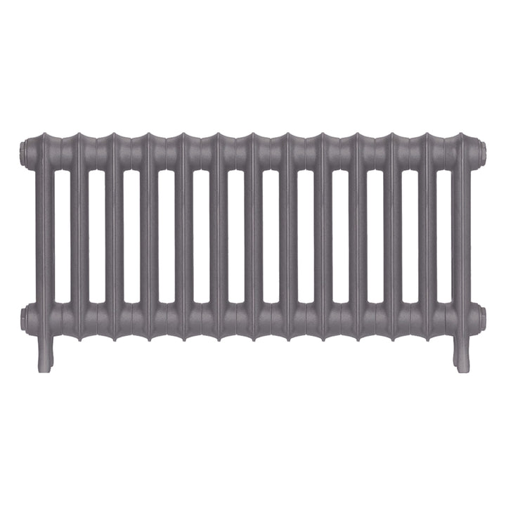 Emmeline I - Quartz Grey Cast Iron Column Radiator H407mm x W895mm 1 Column - Wall Hung