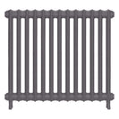 Emmeline I - Quartz Grey Cast Iron Column Radiator H807mm x W895mm 1 Column - Wall Hung