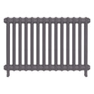 Emmeline I - Quartz Grey Cast Iron Column Radiator H607mm x W961mm 1 Column - Wall Hung