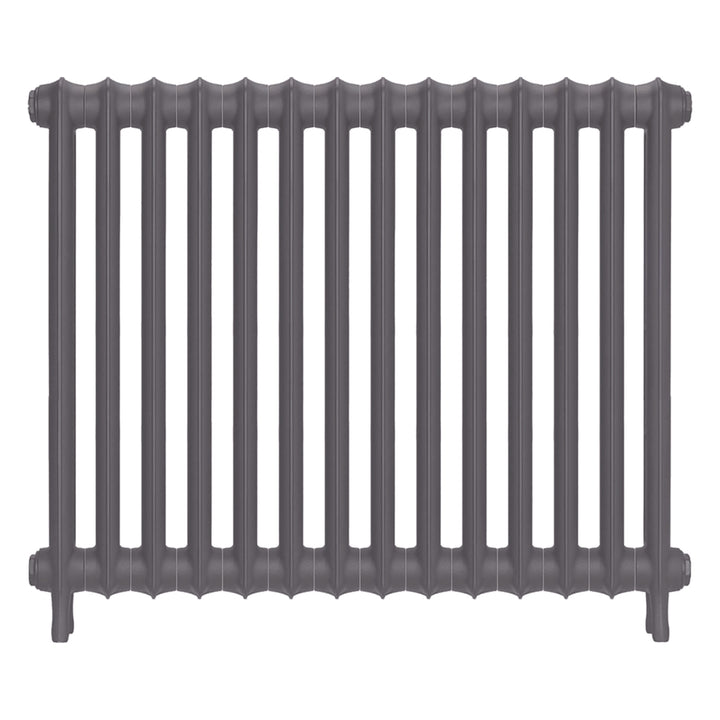 Emmeline I - Quartz Grey Cast Iron Column Radiator H807mm x W961mm 1 Column - Wall Hung