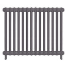 Emmeline I - Quartz Grey Cast Iron Column Radiator H807mm x W961mm 1 Column - Wall Hung