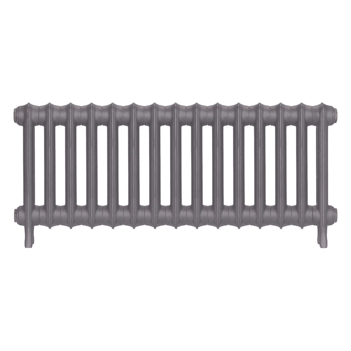 Emmeline I - Quartz Grey Cast Iron Column Radiator H407mm x W1028mm 1 Column - Wall Hung