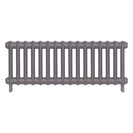 Emmeline I - Quartz Grey Cast Iron Column Radiator H407mm x W1094mm 1 Column - Wall Hung