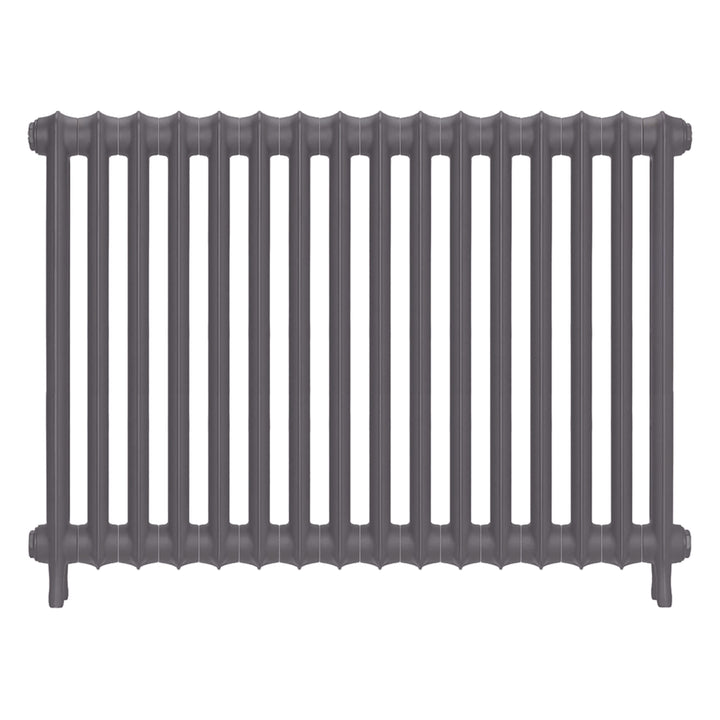 Emmeline I - Quartz Grey Cast Iron Column Radiator H807mm x W1094mm 1 Column - Wall Hung
