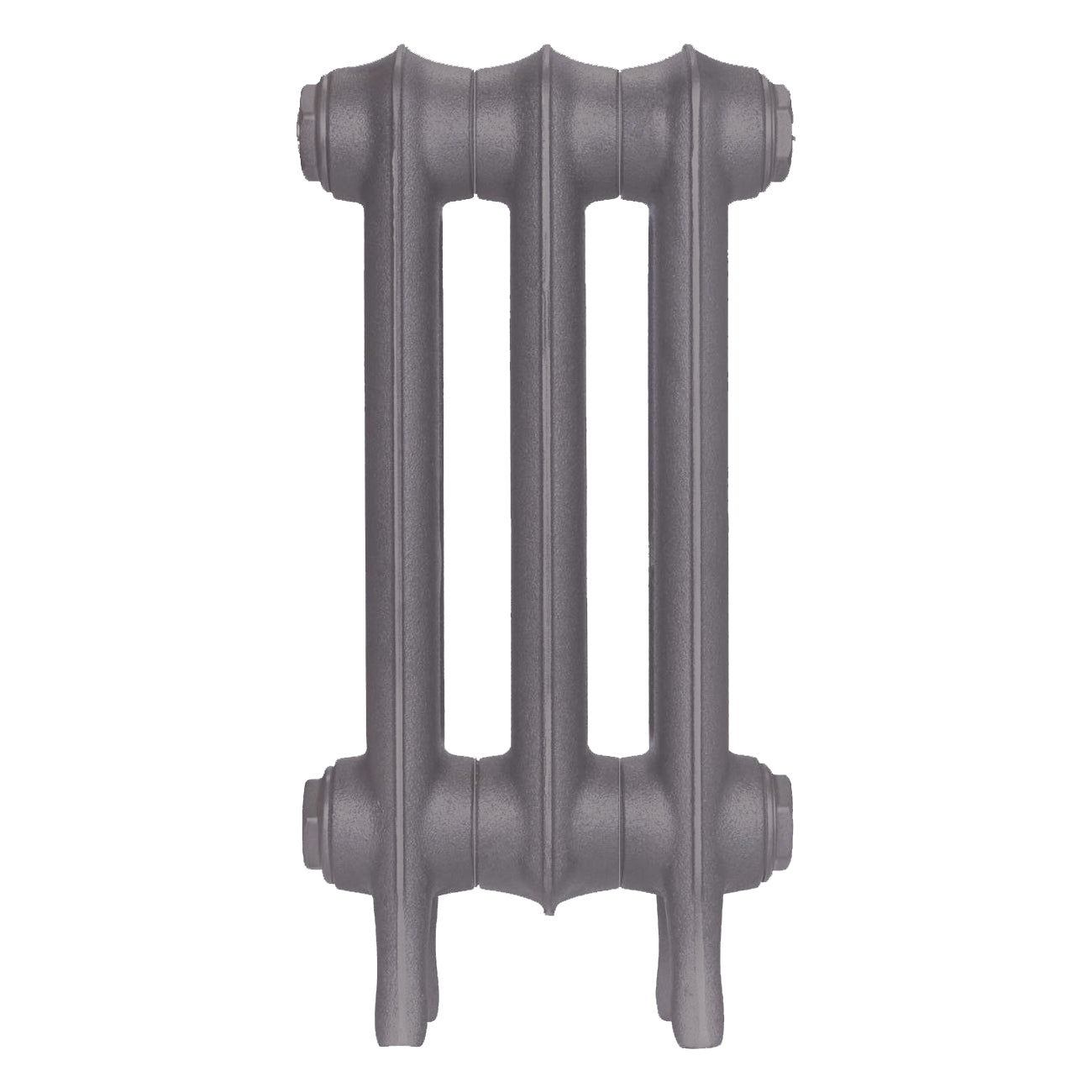 Emmeline I - Quartz Grey Cast Iron Column Radiator H407mm x W230mm 1 Column - Wall Hung