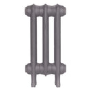 Emmeline I - Quartz Grey Cast Iron Column Radiator H407mm x W230mm 1 Column - Wall Hung