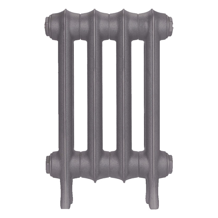Emmeline I - Quartz Grey Cast Iron Column Radiator H407mm x W296mm 1 Column - Wall Hung