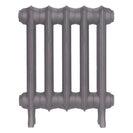 Emmeline I - Quartz Grey Cast Iron Column Radiator H407mm x W363mm 1 Column - Wall Hung
