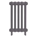 Emmeline I - Quartz Grey Cast Iron Column Radiator H607mm x W363mm 1 Column - Wall Hung