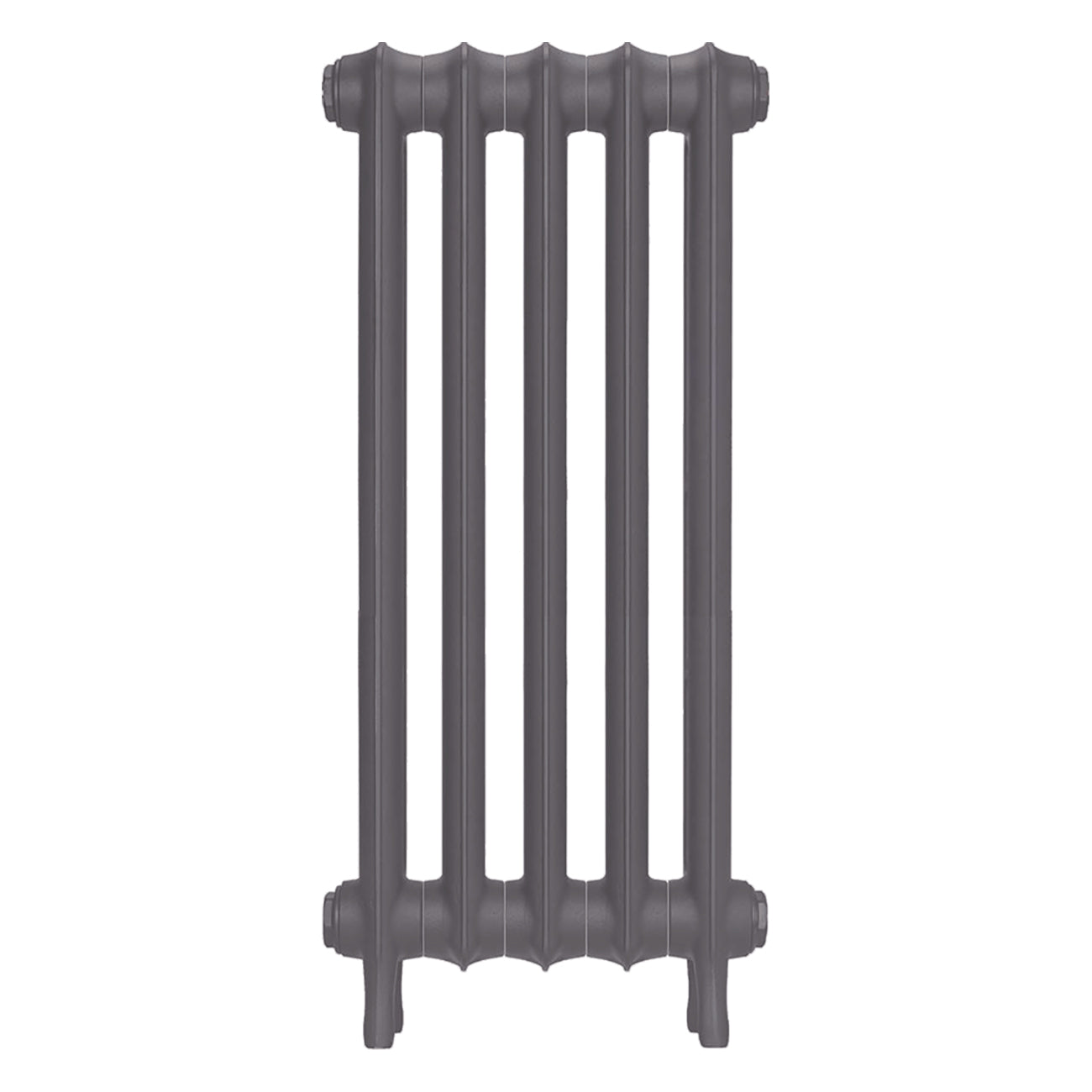 Emmeline I - Quartz Grey Cast Iron Column Radiator H807mm x W363mm 1 Column - Wall Hung