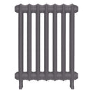 Emmeline I - Quartz Grey Cast Iron Column Radiator H607mm x W496mm 1 Column - Wall Hung