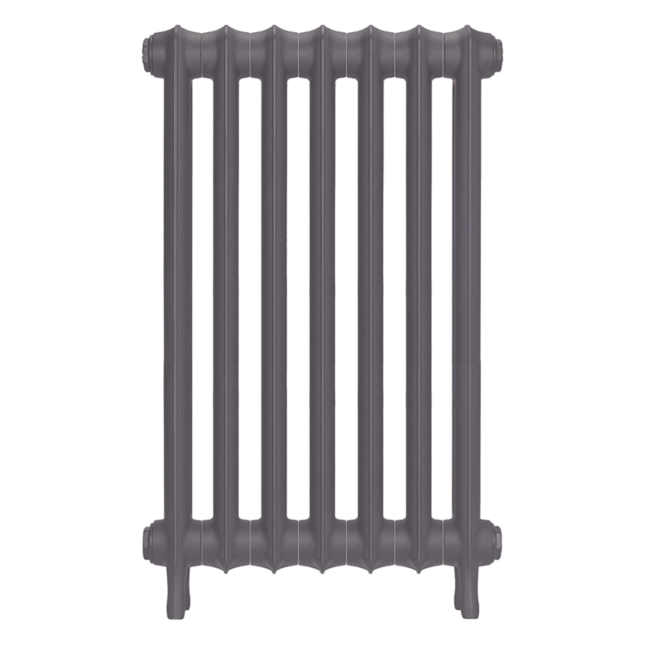 Emmeline I - Quartz Grey Cast Iron Column Radiator H807mm x W496mm 1 Column - Wall Hung