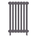 Emmeline I - Quartz Grey Cast Iron Column Radiator H807mm x W496mm 1 Column - Wall Hung