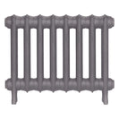 Emmeline I - Quartz Grey Cast Iron Column Radiator H407mm x W562mm 1 Column - Wall Hung