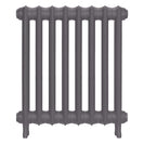 Emmeline I - Quartz Grey Cast Iron Column Radiator H607mm x W562mm 1 Column - Wall Hung