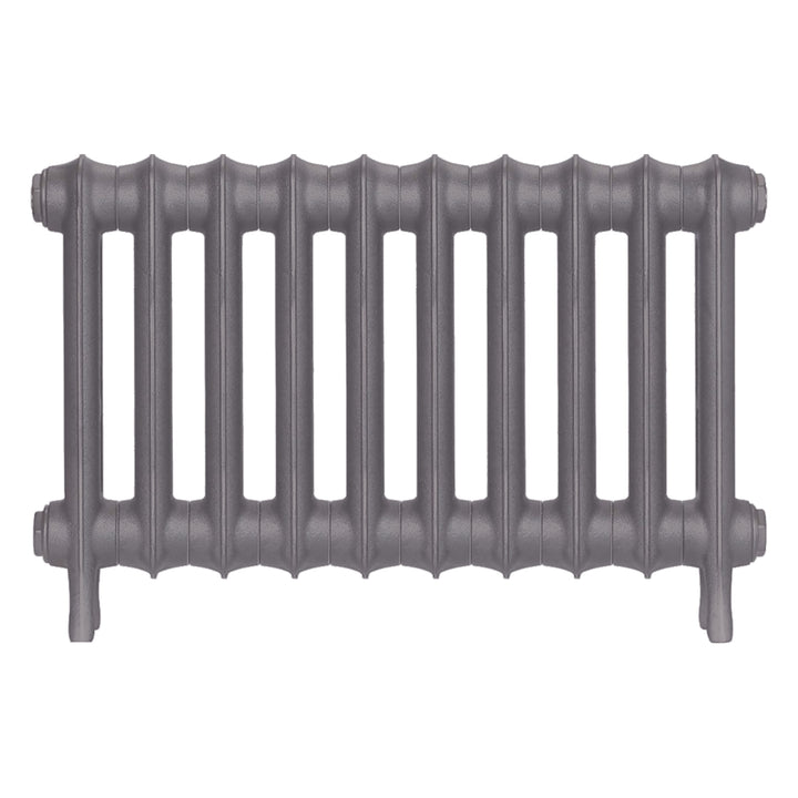 Emmeline II - Quartz Grey Cast Iron Column Radiator H413mm x W695mm 2 Column - Wall Hung