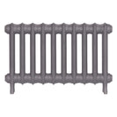 Emmeline II - Quartz Grey Cast Iron Column Radiator H413mm x W695mm 2 Column - Wall Hung