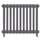 Emmeline II - Quartz Grey Cast Iron Column Radiator H613mm x W762mm 2 Column - Wall Hung