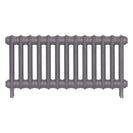 Emmeline II - Quartz Grey Cast Iron Column Radiator H413mm x W895mm 2 Column - Wall Hung