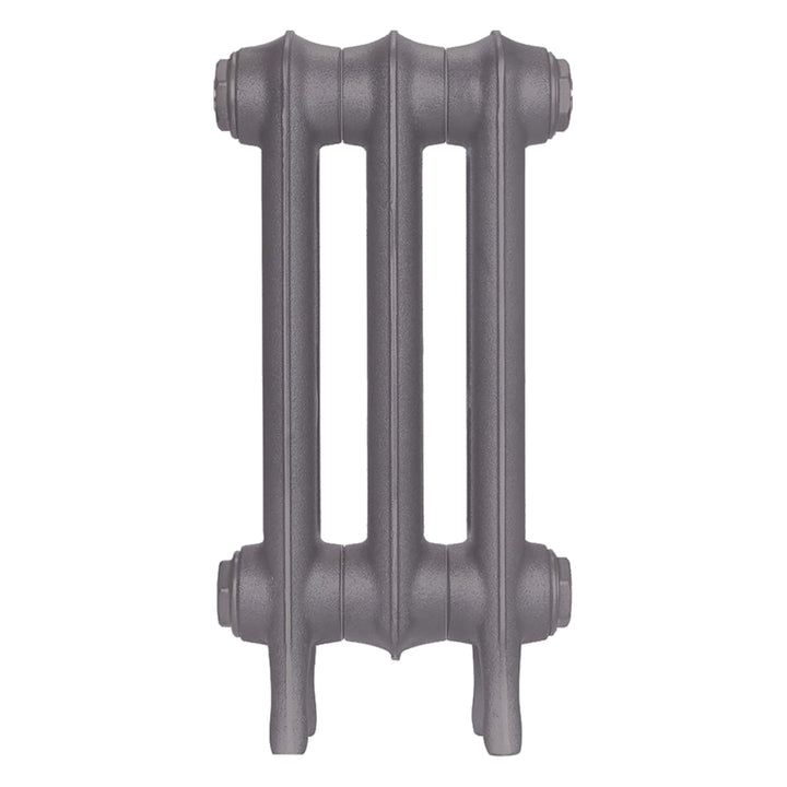 Emmeline II - Quartz Grey Cast Iron Column Radiator H413mm x W230mm 2 Column - Wall Hung