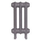 Emmeline II - Quartz Grey Cast Iron Column Radiator H413mm x W230mm 2 Column - Wall Hung