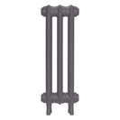 Emmeline II - Quartz Grey Cast Iron Column Radiator H613mm x W230mm 2 Column - Wall Hung