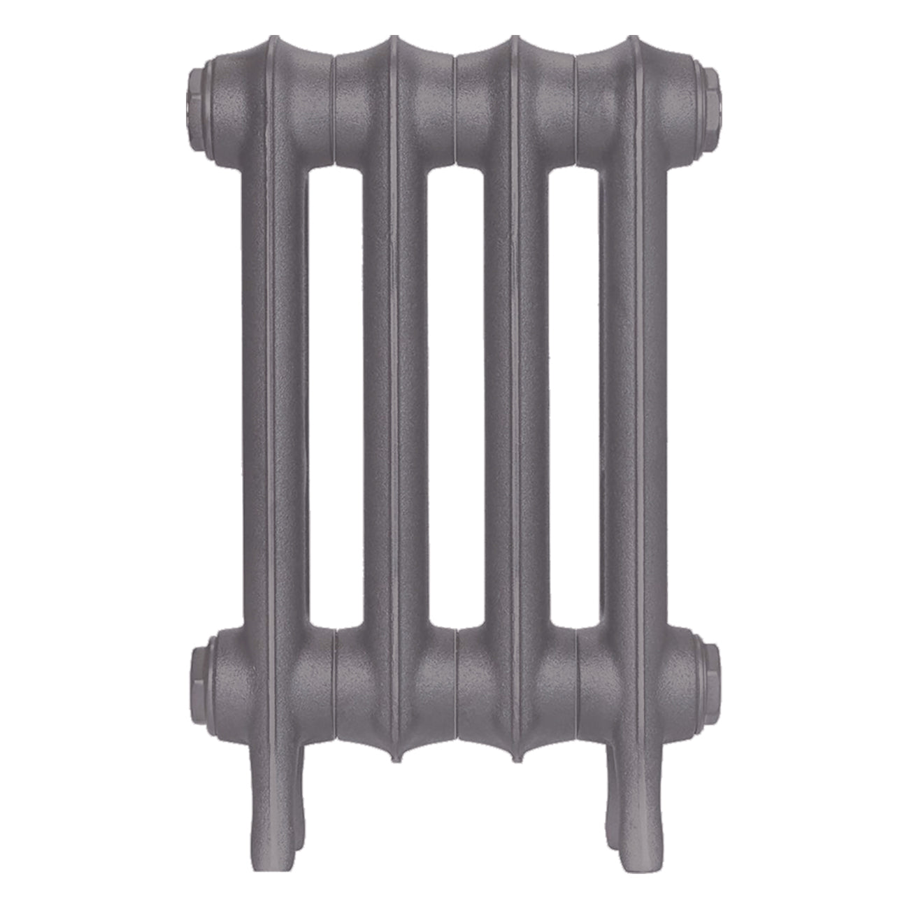 Emmeline II - Quartz Grey Cast Iron Column Radiator H413mm x W296mm 2 Column - Wall Hung