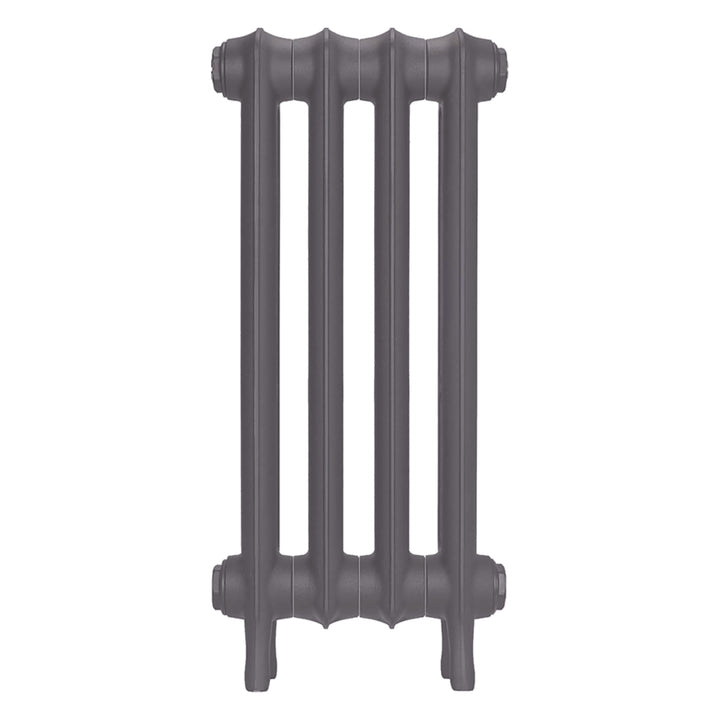 Emmeline II - Quartz Grey Cast Iron Column Radiator H613mm x W296mm 2 Column - Wall Hung
