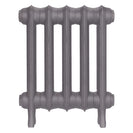 Emmeline II - Quartz Grey Cast Iron Column Radiator H413mm x W363mm 2 Column - Wall Hung