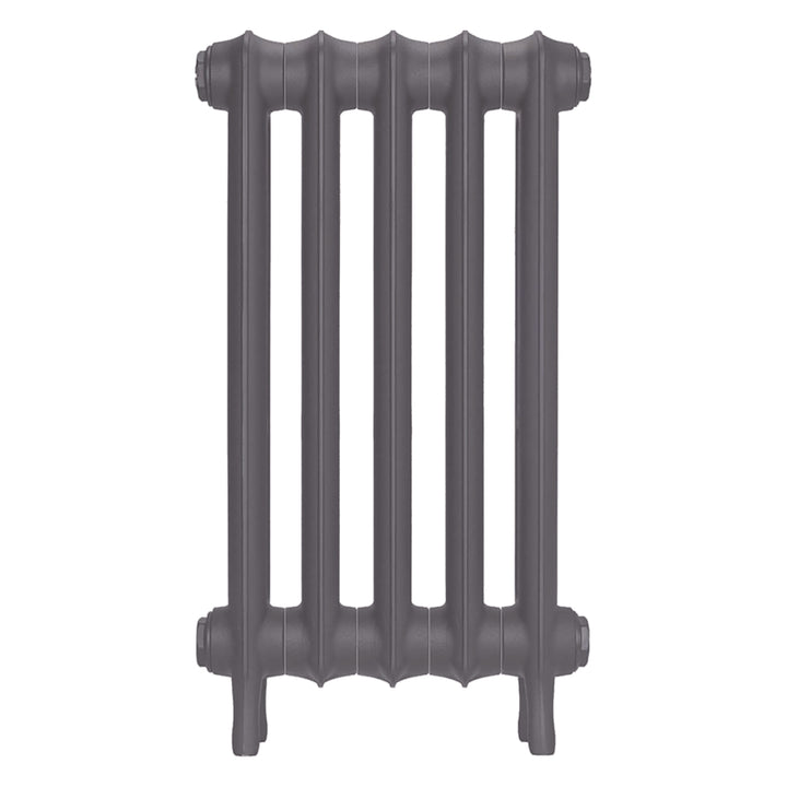 Emmeline II - Quartz Grey Cast Iron Column Radiator H613mm x W363mm 2 Column - Wall Hung