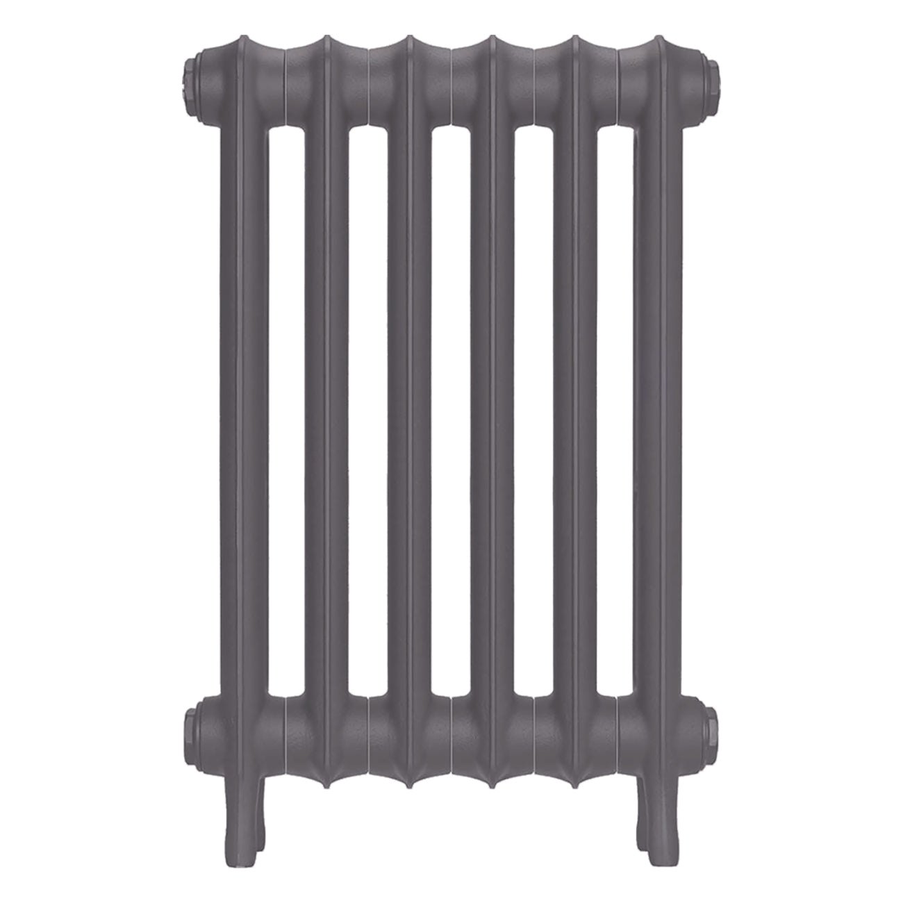 Emmeline II - Quartz Grey Cast Iron Column Radiator H613mm x W429mm 2 Column - Wall Hung