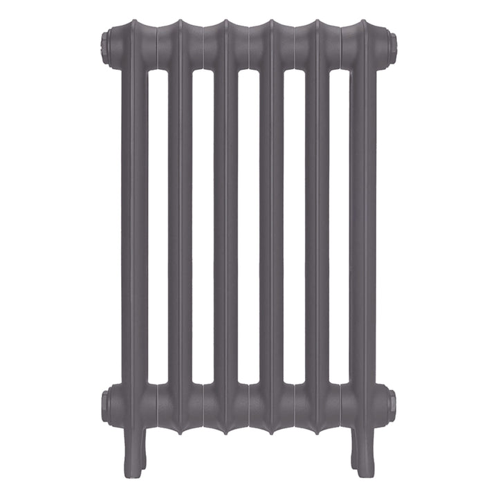 Emmeline II - Quartz Grey Cast Iron Column Radiator H613mm x W429mm 2 Column - Wall Hung