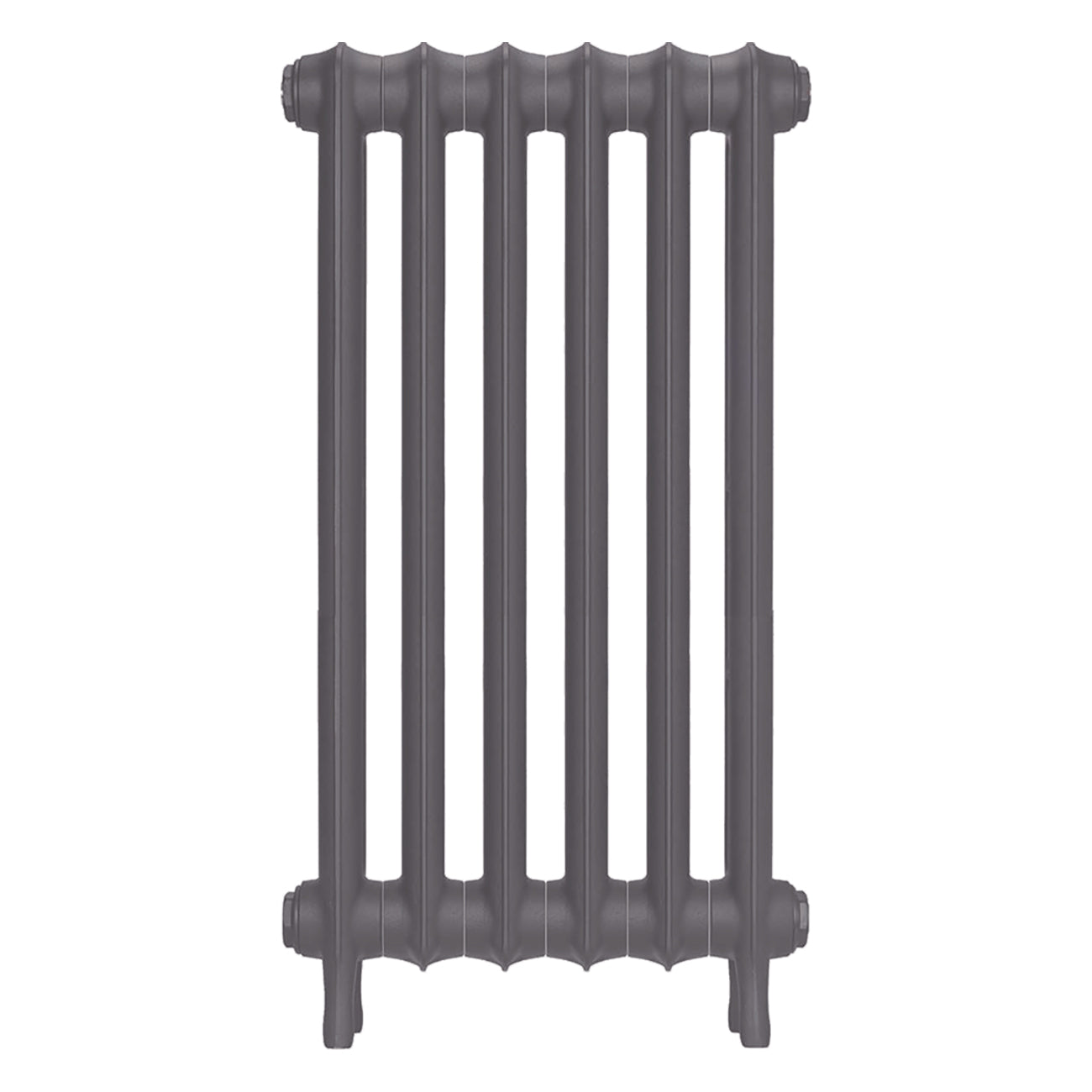 Emmeline II - Quartz Grey Cast Iron Column Radiator H813mm x W429mm 2 Column - Wall Hung