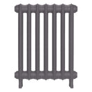 Emmeline II - Quartz Grey Cast Iron Column Radiator H613mm x W496mm 2 Column - Wall Hung