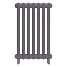 Emmeline II - Quartz Grey Cast Iron Column Radiator H813mm x W496mm 2 Column - Wall Hung