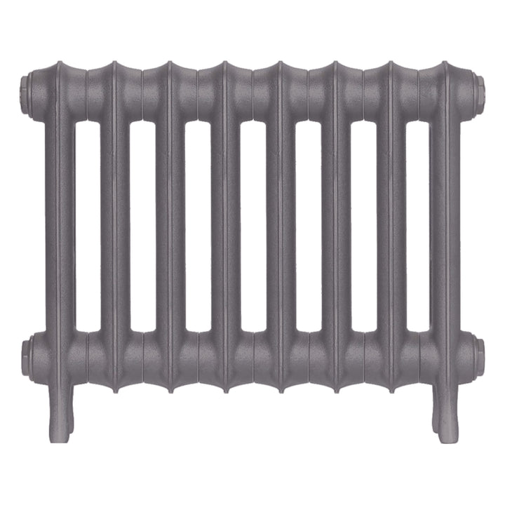 Emmeline II - Quartz Grey Cast Iron Column Radiator H413mm x W562mm 2 Column - Wall Hung