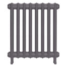 Emmeline II - Quartz Grey Cast Iron Column Radiator H613mm x W562mm 2 Column - Wall Hung